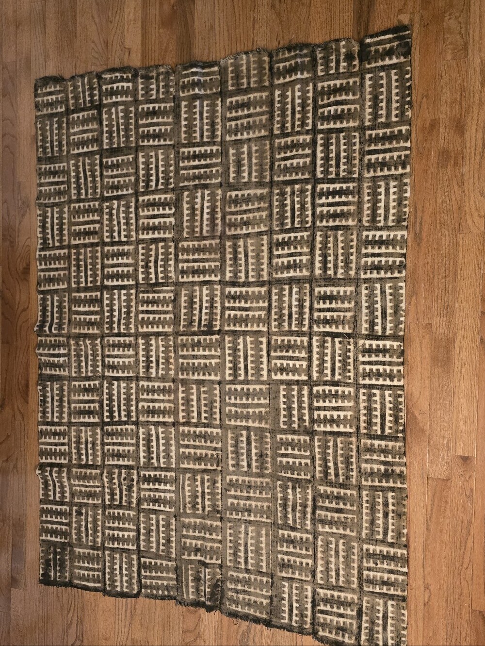 handmade West African Mali mud cloth textile Goa Traditional Bogolanfini - Picture 4 of 8